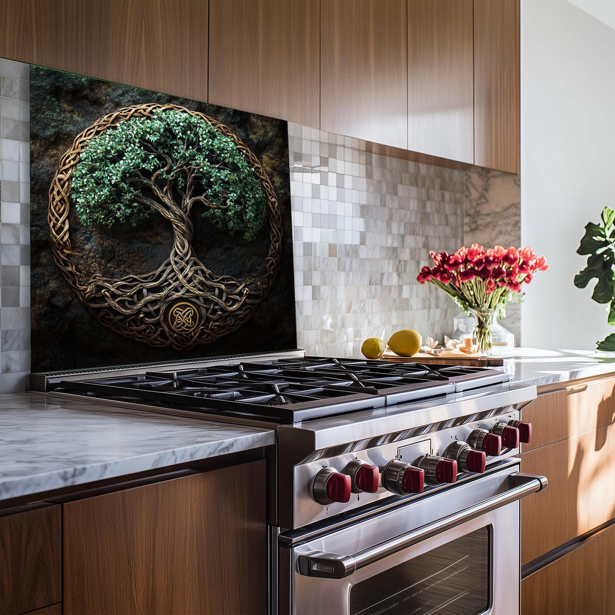 Celtic knot tree design