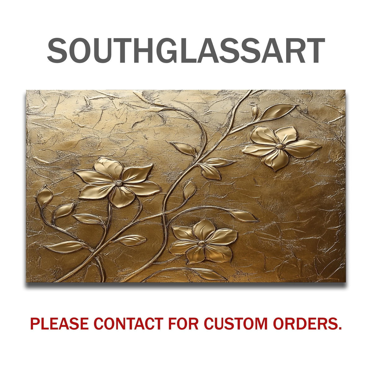 Copper Floral Tempered Glass Backsplash: Rustic Kitchen Decor