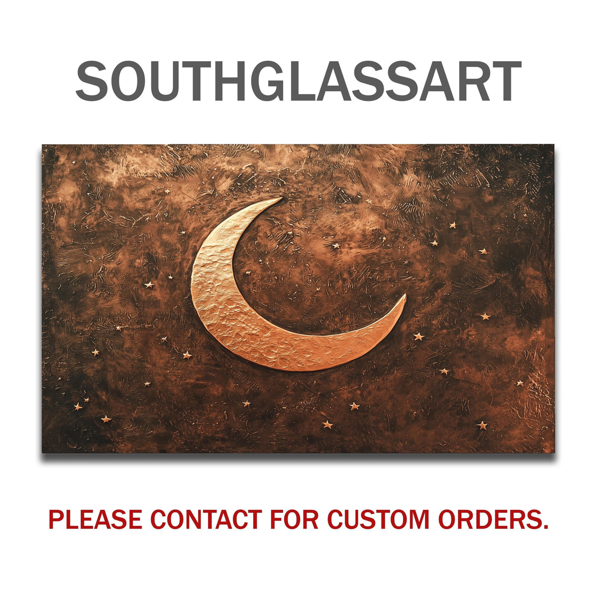 Copper Moon Tempered Glass Backsplash: Rustic Kitchen Decor