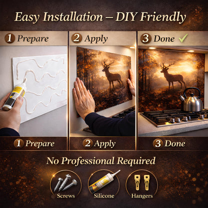 Moroccan Style Tempered Glass Kitchen Backsplash, Traditional Tile Mosaic Art, Custom Size Design